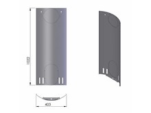 TermaTech stalen achterwand