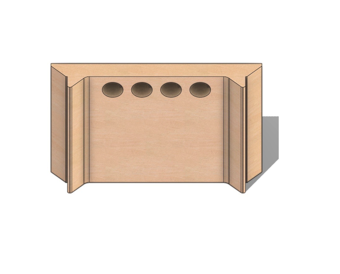 Charlton & Jenrick Go Eco Adventurer 5 basis – achterwand