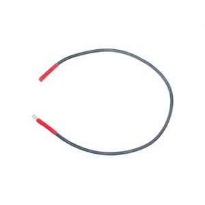 Thermokoppelkabel rood GV60 – oog 4 mm