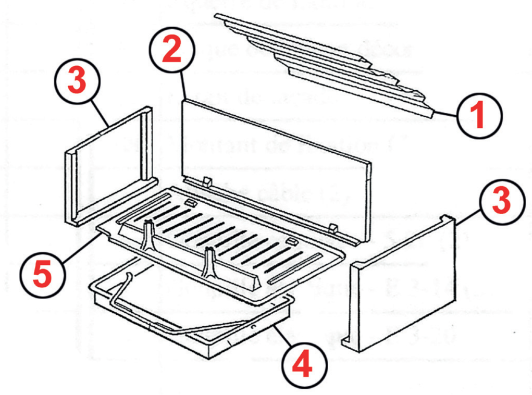 Deville 7755 – 7765 – 7766 – 7767 – 7769 – 7782 india – 7785 vintage onderdelen tekening