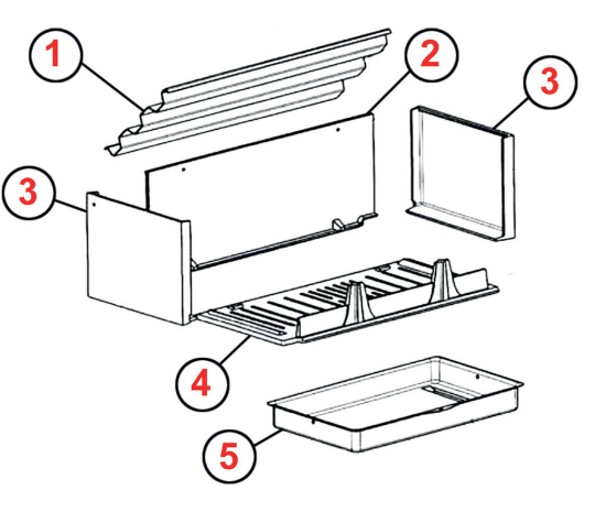 Deville 7750 Wendy – 7790 Crystal onderdelen tekening