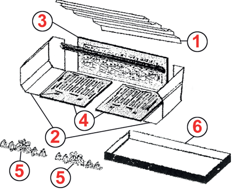 Deville 7780 Emilia onderdelen tekening