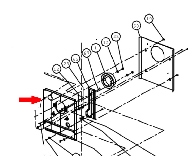 Dovre 250CB achterwand