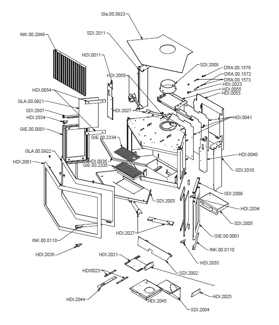 Wanders Black Diamant – vlamkeerplaat remplaat