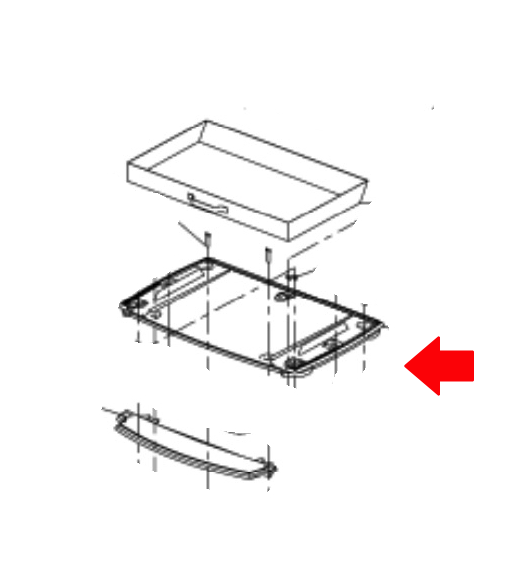 Dovre 640CB bodemplaat