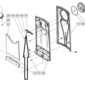Dovre Bold 300 sluitplaat deksel