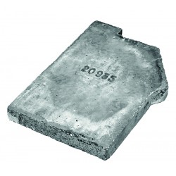 Steen vooraan links Deville 8611 Safran fornuis