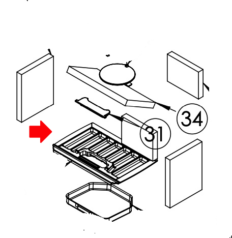 Dovre Tai 35W stookbodem