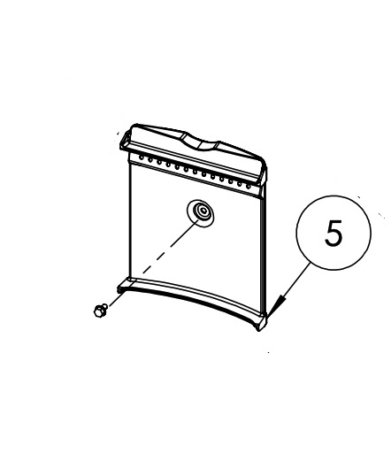Dovre Saga 101 binnenplaat achterwand