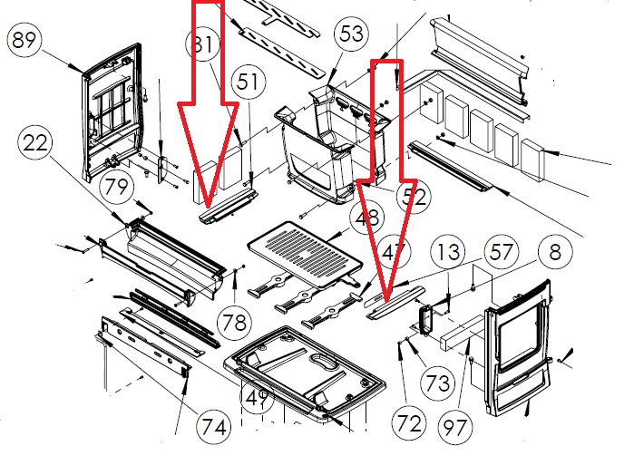 Dovre Tai 45M – 55M – vuurkorf links of rechts nr 51