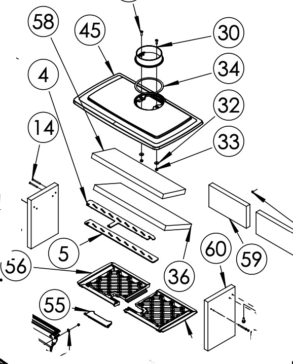 Dovre Tai 55W – vlamplaat onder nr 36