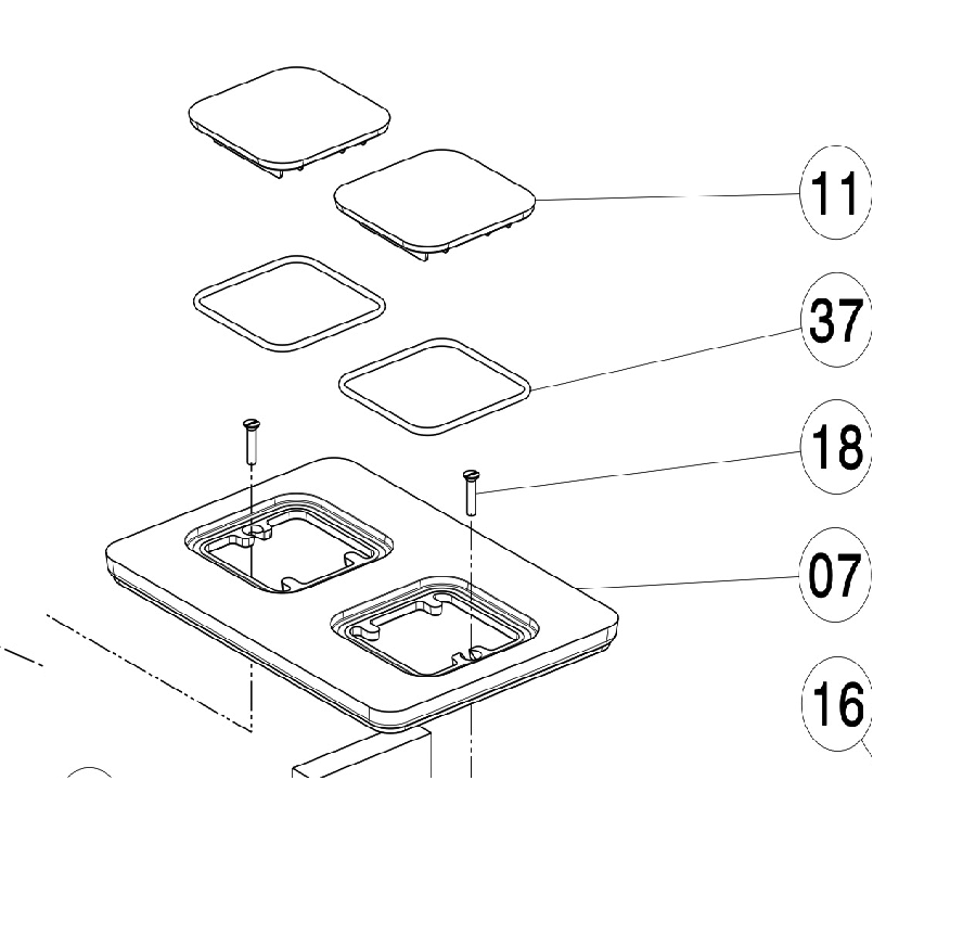 Dovre 100CBS topplaat