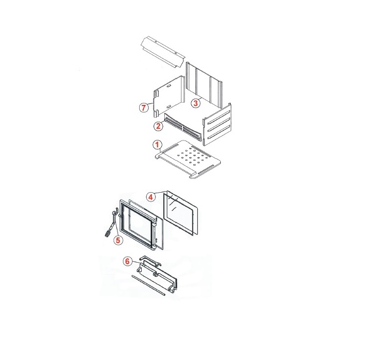 Franco Beffroi onderdelen tekening