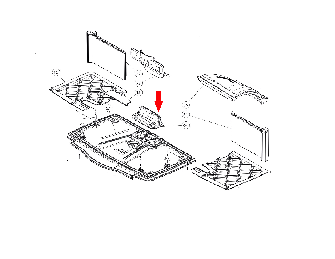 Dovre 760WD asluik zwart