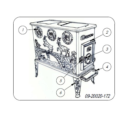 Dovre 600 poot met figuren