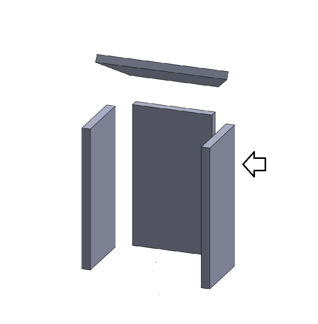 Zijwand rechts Faber Alborg – zijwand rechts Faber Ilseborg