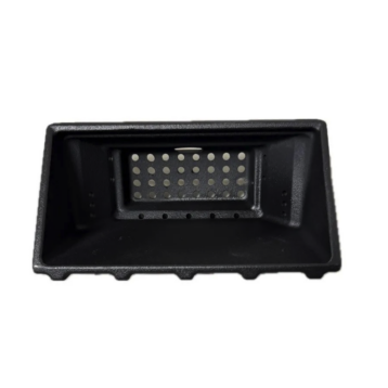 Red pelletkachel branderbakken