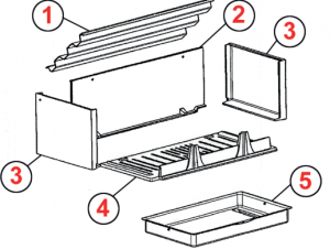 CO77AA Onderdelen tekening