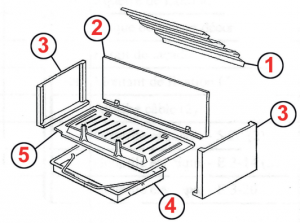 Onderdelen tekening 7755