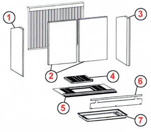 Onderdelen tekening CO77AN