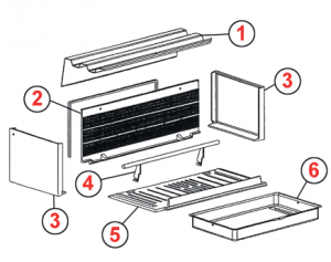 Onderdelen tekening CO77AR