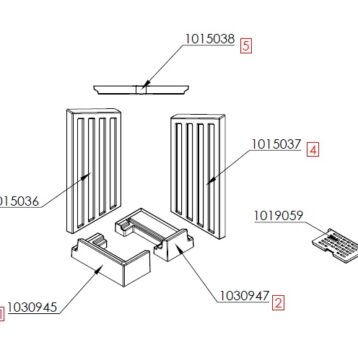 Spartherm Piko onderdelen (na bj juli 2014)